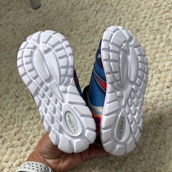 Disney Blue and Red Sneakers with Fun Design - Picture 4 of 4